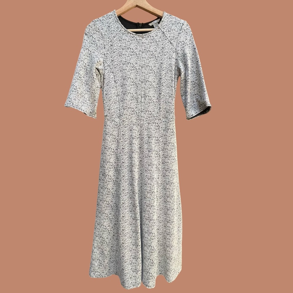 🆕 NWT - H&M Jacquard Patterned Dress - Sturdy Jersey - XS